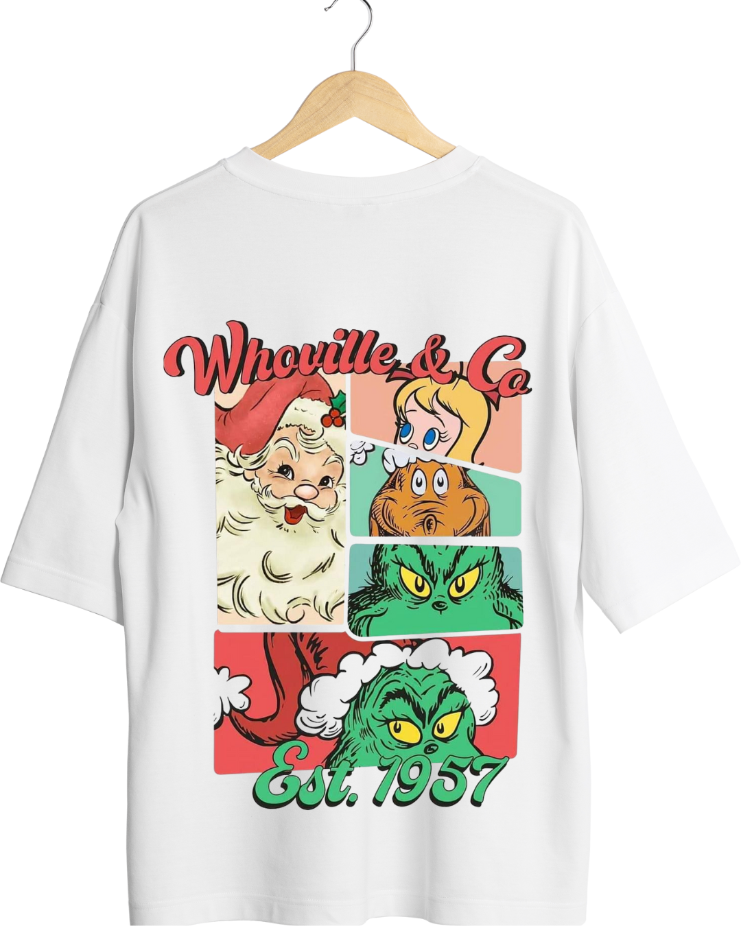 Playera Manga Corta Navidad Grinch